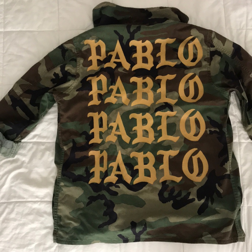 Yeezy Kanye West Official TLOP Merch Camo Jacket